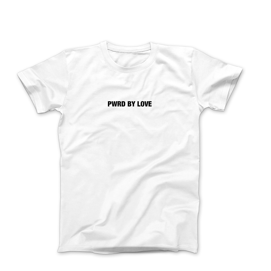 PWRD BY LOVE SIGNATURE UNISEX T-SHIRT